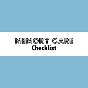 Memory Care Checklist